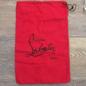 Authentic Christian Louboutin dust bag